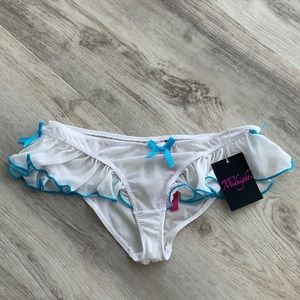 NWT SEVEN ‘til Midnight Sexy Frilly Panties S